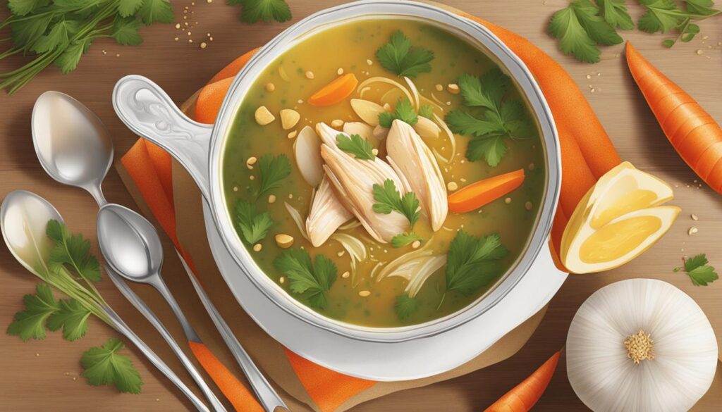 köstliche Hühnersuppe